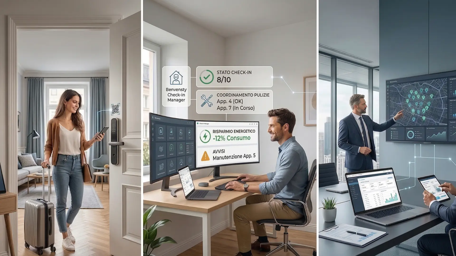 scalare gestione affitti brevi livelli automazione 2026