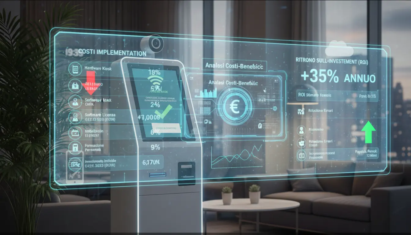 Calcolo dei costi e del ritorno sull’investimento per un sistema di self check-in automatizzato