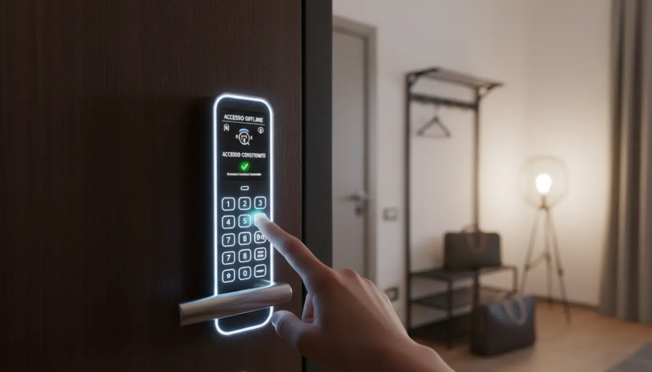 Tastierino digitale per l’accesso offline in caso di assenza di connessione internet negli affitti brevi