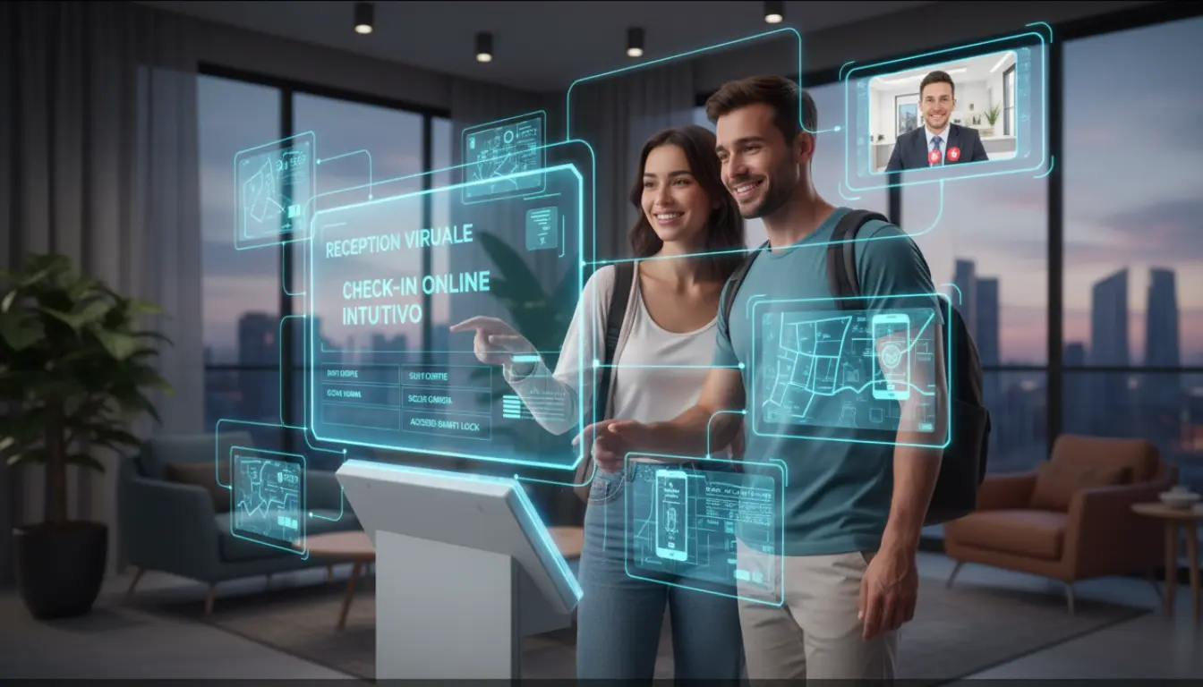 Reception virtuale e check-in online intuitivo per migliorare l’esperienza degli ospiti negli affitti brevi