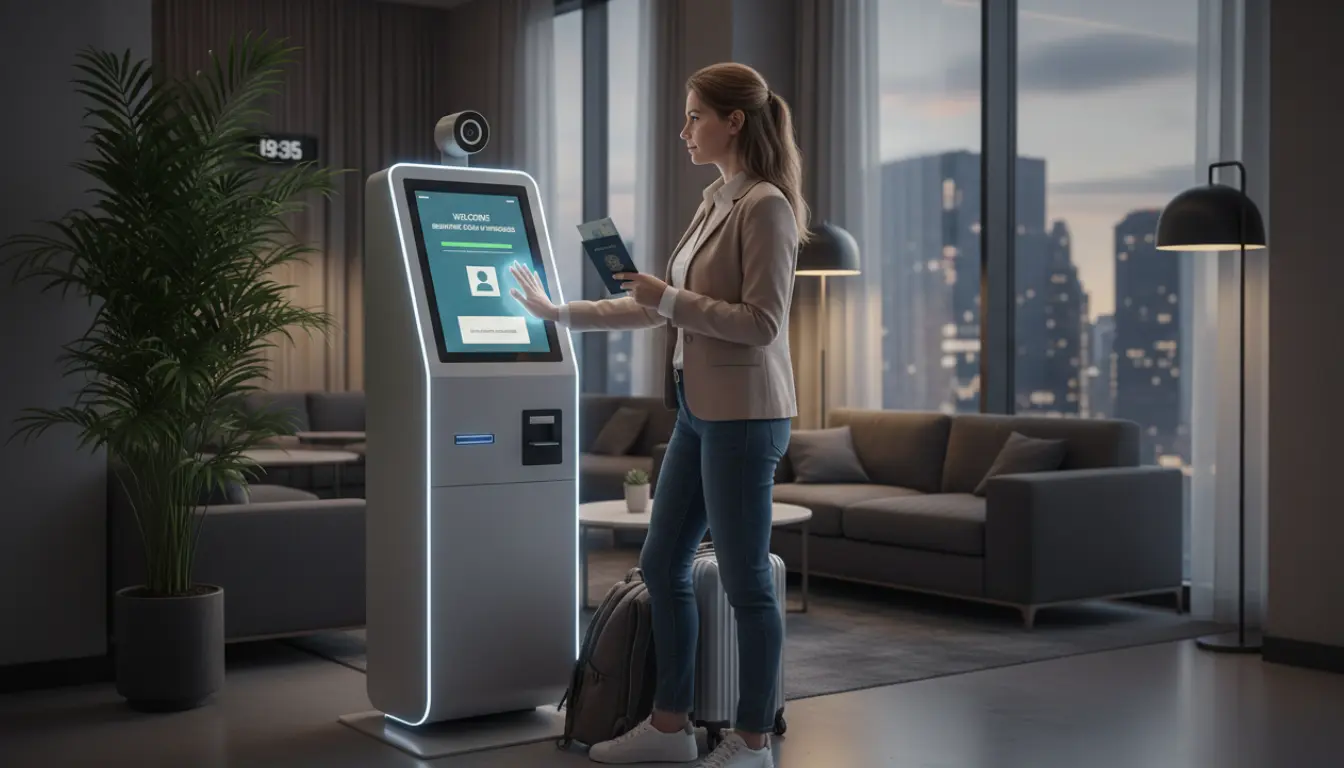 Sistema di self check-in per affitti brevi con apertura automatica e verifica dell’identità degli ospiti