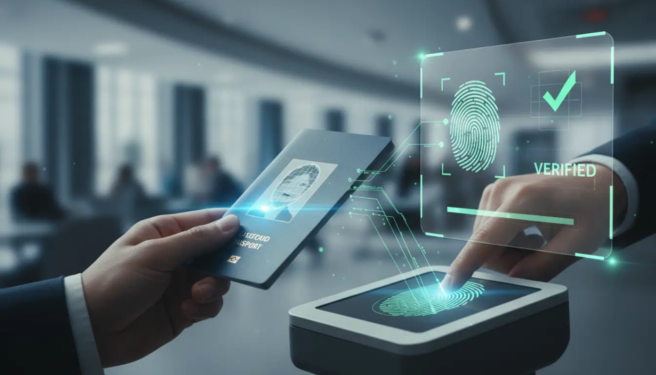 verifica identita self check in biometrico