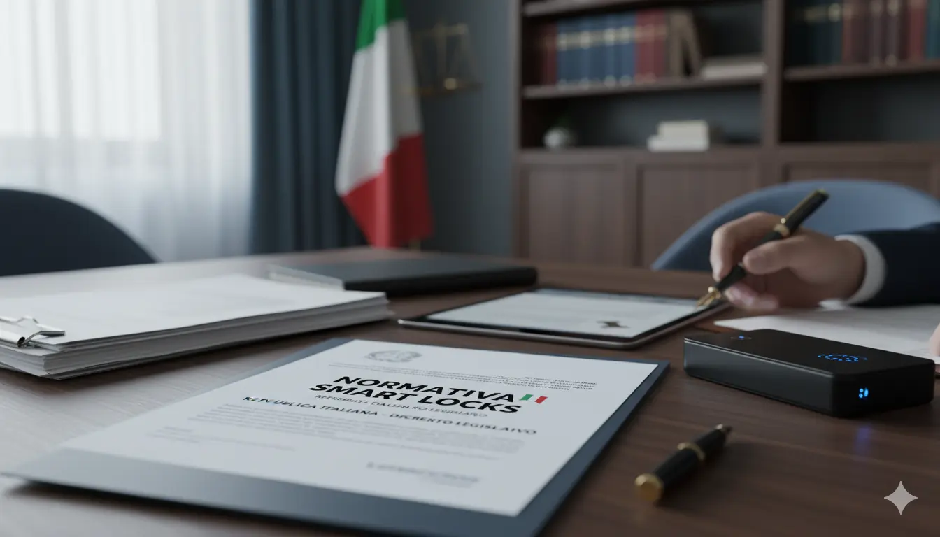 normativa italiana smart lock legge 2025